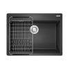 Chậu rửa bát đá Granite Konox Ruvita 680 Black