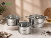 Bộ nồi inox AN03S Arber 3 nồi inox 304 đa kích thước