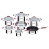 Bộ nồi inox 7 món RUBY Arber inox 304 kèm xửng hấp