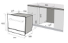 Máy Rửa Chén KAFF KF-BISMS8 Plus | Âm Toàn Phần - PTC UV