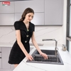 Chậu rửa bát đá Granite Konox Phoenix Smart 860 Grey