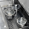 Giá xoong nồi nan Oval SUS304 GrandX XP.70M cho tủ bếp dưới