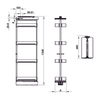 Rổ tủ đồ khô Hafele Utensio Plus H2