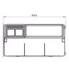 Rổ đa năng Hafele Utensio Plus H2 545.14.301 | Màu Than chì (300mm)