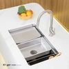 Chậu rửa bát Kluger KU7844FS Plus – Inox 304, Nano Ceramic cao cấp