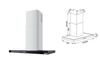 Máy hút mùi Kocher K-225C - Nhập khẩu Malaysia, Hút siêu êm 46dB