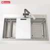 Chậu Rửa Bát KN8751TS Dekor: Chống Xước Linen - Workstation Sink