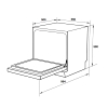 Máy rửa bát để bàn Hafele HDW-T5532B 538.21.341