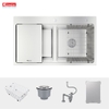 Chậu rửa bát Konox KN8651TD Dekor - Chống Xước