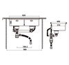 Chậu rửa bát Hafele WS R10 HS25-SSN2S-8644 567.94.023 – Chậu inox 2 hố