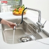 Vòi rửa bát Konox Volta Chrome - Dây rút nóng lạnh