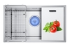 Chậu rửa bát GrandX GX7846S Smooth - Inox 304 Handmade Cao Cấp