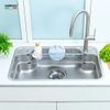 Chậu rửa bát 1 hố Nobinox Arvo B180 - Inox 304 POSCO