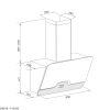 Máy hút mùi Malloca DRIVE F-152W - Nhập Italy