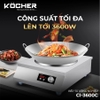 Bếp từ công nghiệp Kocher CI-3600C mặt lõm - Inverter sôi liu riu 45%