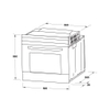 Lò nướng Hafele HO-2KT65A 538.61.441 – Âm tủ 65L