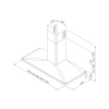 Máy hút mùi Malloca VARESE-K5020 - Nhập khẩu Ý