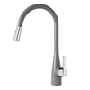 Vòi rửa bát dây rút Konox Curva Grey