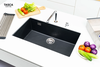 Chậu rửa bát đá 1 hố TASCA MITO NT761B - Nhập khẩu Ý, Lắp âm