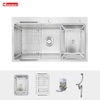 Chậu Rửa Bát KN8248SO Dekor: Chống Xước Linen - Workstation Sink