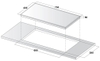 Bếp Từ Đôi Canzy CZ-TL3055PRO nhập Thái Lan - Kính 2 màu
