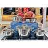 Bộ Nồi Inox KAFF KF-ST005FR 5 Món 9 Chi Tiết