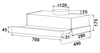 Máy Hút Mùi Âm Tủ KAFF KF-TL7001W 70cm