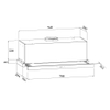 Máy hút mùi âm tủ Malloca MH800TC 80cm