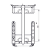 Rổ gia vị đa năng Hafele OMERO 547.10.066 | Inox 304 Nan Ovan (450mm)