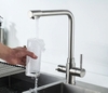 Vòi rửa bát 3 đường nước Inox 304 FS – 04SS