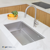 Chậu rửa bát Kluger KY8045SL Basic – Super Linen Inox Posco 304