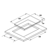 Bếp từ domino Hafele HC-I302B - Tây Ban Nha - Schott Ceran 536.61.770