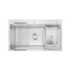 Chậu Rửa Bát KN8248SO Dekor: Chống Xước Linen - Workstation Sink