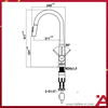 Vòi bếp Hafele HT24-SH1P417-BR 570.85.041