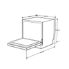 Máy rửa chén để bàn Hafele HDW-T5551B (538.21.340) - 10 Bộ