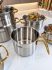Bộ nồi inox GOLD MAX Arber inox 304 kèm xửng hấp và quánh