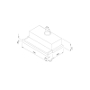 Máy hút mùi khói âm tủ Malloca K1507 TC – K1509 TC - nhập Thổ Nhĩ Kỳ