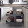 Rổ góc Hafele Utensio Plus H2 (545.14.339) - Màu than chì - 4 Khay