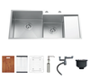 Chậu rửa bát 2 hố Nobinox Liken NL746