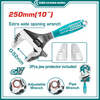 Cờ lê điều chỉnh 2IN1 TOTAL THT1016S size 156mm có thể thay đổi mỏ lết và mỏ lết răng, thép CR-V