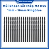 Mũi khoan sắt Kingblue chuôi tròn thép M2 Kingblue KBY1 - Hàng chính hãng