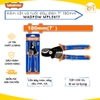 Kìm tuốt cắt dây điện, sợi quang đa năng WADFOW WPL5617 7inch kềm thép Cr-V siêu bền chắc