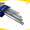Bộ 9 lục giác KingBlue KL5-09 Kingblue (đầu bi) Thép Cr-V bền bỉ - Hàng chính hãng.