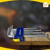 Bộ 9 lục giác KingBlue KL5-09 Kingblue (đầu bi) Thép Cr-V bền bỉ - Hàng chính hãng.