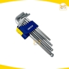 Bộ 9 lục giác KingBlue KL5-09 Kingblue (đầu bi) Thép Cr-V bền bỉ - Hàng chính hãng.