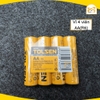 Pin tiểu cao cấp 1.5V Tolsen, AA/AAA - 60001/60002 không chứa thủy ngân, an toàn môi trường, lắp remote, đồ chơi