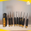 Bộ Vít Tolsen 20039 - 9 Cây 8IN1, Chất Liệu Thép CRV Chịu Nhiệt Tốt, Tay Cầm Nhựa Mềm Dẻo, Đầu Vít Có Nam Châm, Hàng Chí