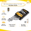 Bộ cờ lê vòng miệng tự động 7 chi tiết Thép Crv bền bỉ TOLSEN 15229 - Hàng chính hãng.