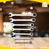 Bộ cờ lê vòng miệng tự động 7 chi tiết Thép Crv bền bỉ TOLSEN 15229 - Hàng chính hãng.