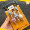 Bộ 5 mũi đá mài TOLSEN 77110, Chất liệu đá Aluminum Oxide có khả năng chống biến dạng.